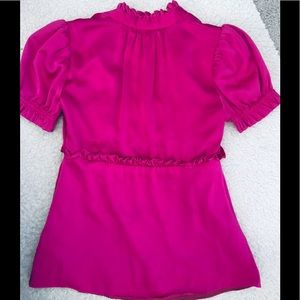 Betsey Johnson Tops - BETSEY JOHNSON Victorian Puff Sleeve Silk Blouse 2 Betsey Johnson Tops - BETSEY JOHNSON Victorian Puff Sleeve Silk Blouse 2